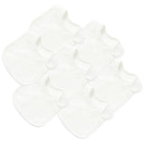 2ooya 7Pcs Sublimation Blank Baby Bibs Cotton Waterproof Baby Bibs DIY Creative Design Bibs Adjustable Hook Loop Closure Newborn Babies Bibs for Drooling Feeding Eating Teething Keepsake Gift for Baby