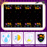 3Pcs Halloween Party Tablecloths Halloween Tablecloth 87x51 Inch Plastic Disposable Waterproof Rectangular Table Cover Horror Party Decor Supplies Home Kitchen Dining Table Decorations for Halloween