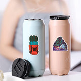 84Pcs Camping Return Party Supplies Kit, Camping Party Favors All-in-One Pack Party Supplies Include Camping Stickers Camper keychain Camping Badge Happy Camping Wristband for teen Birthday Party