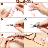 3Pcs Babies Pacifier Clips Holder Silicone Teething Clips Infant Teething Soothie Toy with One Piece Design Chewbeads Pacifier Toys for Baby Boys Girls Baby Shower Birthday Keepsake Gift