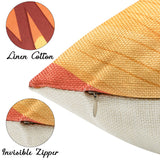 4Pcs Boho Daisy Throw Pillow Covers, 18 x 18 Inch Groovy Retro Hippie Pillow Cushion Case Abstract Boho Geometric Throw Pillow Cover Spring Summer Modern Art Covers for Couch Sofa Bed Home Decor