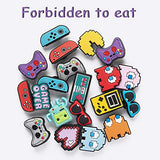 20Pcs Video Game Cartoon Shoe Charms for Croc Wristband Bracelet with Holes, Pin the Video Game Character Charms Decor Accessories for Girls Boys Slip on Birthday Party Favor Gift Treasure Toys