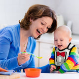 2ooya 7Pcs Cotton Waterproof Baby Bibs Adjustable Hook Loop Closure Infant Bib Unisex Black Red Newborn Babies Food Bibs Baby Keepsake Gift for Eating Teething Drooling Feeding(6-12 Months)