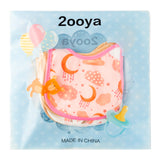 2ooya 7Pcs Cotton Waterproof Baby Bibs Adjustable Hook Loop Closure Baby Bib with Rainbow Pattern Unisex Newborn Baby Food Bib for Drooling Feeding Eating Teething Keepsake Gift for Baby , 6-12 Months