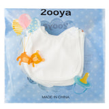 2ooya 7Pcs Sublimation Blank Baby Bibs Cotton Waterproof Baby Bibs DIY Creative Design Bibs Adjustable Hook Loop Closure Newborn Babies Bibs for Drooling Feeding Eating Teething Keepsake Gift for Baby