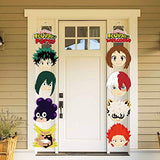 My Hero Academia Party Decoration Porch Sign Theme Decor Favors Hanging Flags Banners Wall Decoration My Hero Brother Party Banner for Photo Booth Props Birthday