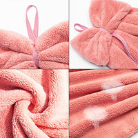 4Pcs Hanging Hand Towels with Hanging Loop Absorbent Round Hand Towels Coral Fleece Bathroom Hand Towels Soft Thick Dish Cloth Hand Dry Towels for Kitchen Bathroom