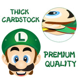 Mario Cartoon Character Party Favor Supplies Mario Brother Party Banner Mario Theme Porch Decor Hanging Flags Banners Wall Decoration for Photo Booth Props Birthday